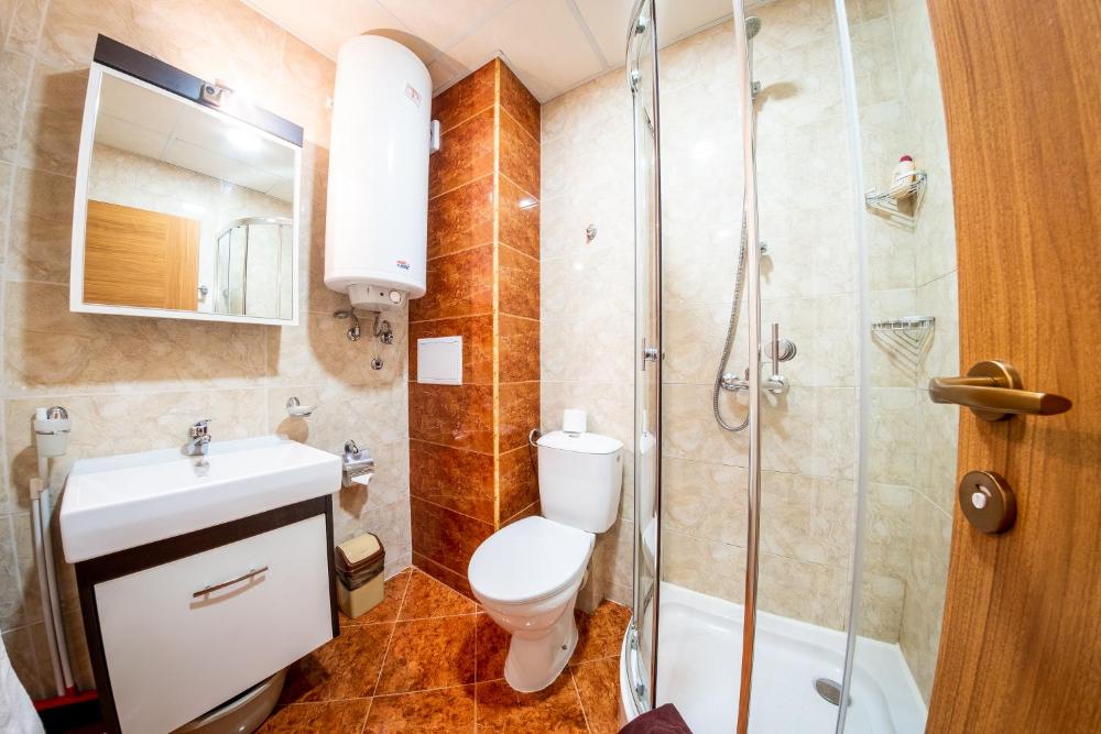 Studio Apartment with Balcony and Side Sea View